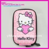 cute pink nylon kitty  lady professional camera case bag