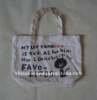 cute printing 100% cotton canvas tote bags