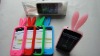 cute rabbit back cases for iphone4g OEM VALID!!!!