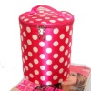 cylinder satin makeup cosmetic box pouch