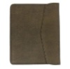 dark brown leather pouch for  IPAD 2 with simple style