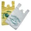 degradable shopping bag, carrier bag, t-shirt bag, PE plastic packaging bag