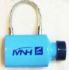 delicate bottle-shaped luggage lock