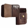 deluxe leather car key wallet