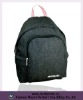 denim backpack bag for kids in black