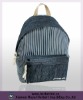 denim backpack school bag