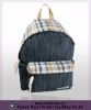 denim durable teens school bag