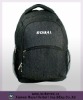 denim multi-use outdoor backpack in black