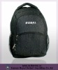 denim multi-use outdoor backpack in black