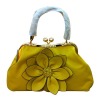 designer evening bag clutch with flower