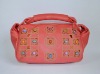 designer fashion bag/pu ladies handbag/unique decorative pattern handbags/2012  spring & summer latest handbag