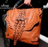 designer inspired Girls big Studs Satchel Shoulder Purse Handbag Tote Bag