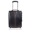 designer luggage sets with PVC and polyester by yiwu factory