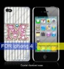 diamond case bling cover for iphone 4 4g