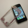 diamond crystal design case for iPhone 4g