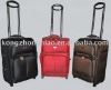 different colors trolley luggage