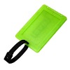 distinctive green soft pvc luggage tag