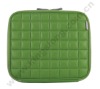 document laptop sleeve, green pu, leather laptop sleeve