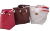 drawstring canvas bag with small pocket front