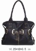 drawstring decorated shoulder bag