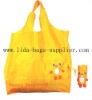 duck Roll Up bag, Fold Up Tote, reusable,foldable animal tote bag, collapsible shopping bag,folding promotion bag,fashion bag