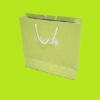 durable garment bags,gift bags with green color,promotional paper bags KG013