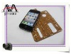 durable leather case for iphone4