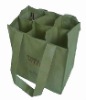 durable pp non-woven 6-bottle wine bag