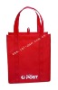 durable red non woven promotion bag