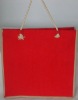 dyed color burlap bag with laminated PE