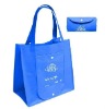 eco-friendly blue vest carrier bags