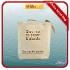 eco-friendly canvas tote bag