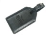 eco-friendly cool leather luggage tag