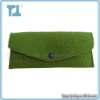 eco-friendly wool fetl bag/ check bag