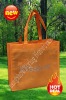 eco green bag  shopping tote bags recycle bags with print  orange