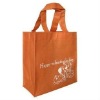 eco non woven newspaper bags with customer's logo printing