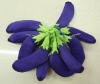 eggplant shape fabric foldable pouch bag