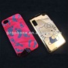 electroplating back cover mobile cell phone pc case protector for phone4s