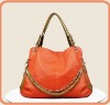 elegant leisure orange hobo shoulder handbag