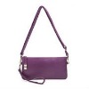 elegant lightweight shoulder leather handbag