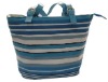 elegant tote bag with stripe printing for promotion