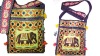 elephant design shoulder bags