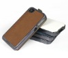 eluxe Snake Flip Leather Chmore Case Cover Skin for Apple iPhone 4 4G Gen New