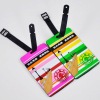 emboss effect 10.5*6.5CM soft PVC luggage tag