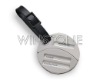 embossed logo metal luggage tag