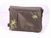 embroidery laptop messenger bag for 15.6 inch