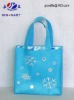 embroidery snowflakes felt bag