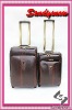 eminent pu luggage trolley bag