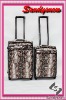 eminent pu luggage trolley bags