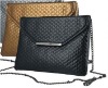 envelope shape evening bag with chain